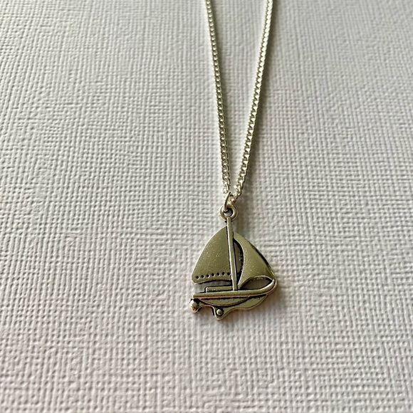 Sailboat Pendant Necklace - Picture 2 of 5